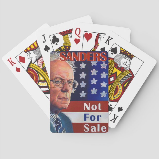 Bernie Sanders for President Playing Cards (Back)