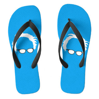 Bernie Sanders Hair Flip Flops