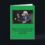 Bernie Sanders Holiday Card<br><div class="desc">Whether your friends and family celebrate Christmas, Hanukkah, Kwanzaa, Festivus, or the Winter Solstice, this card is a perfect fit. Let Vermont senator and former Democratic presidential candidate Bernie Sanders articulate your holiday wish!</div>