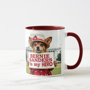 Bernie Sanders Is MY hero Cat Resistance Movement Mug