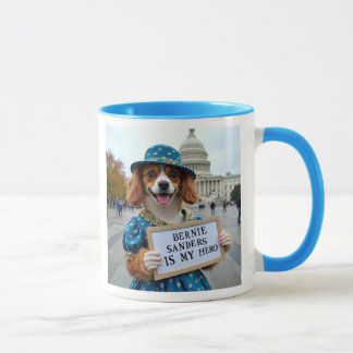 Bernie Sanders Is MY hero Dog Resistance Movement Mug