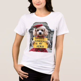 Bernie Sanders is My Hero T-Shirt Tri-Blend Shirt