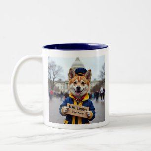 Bernie Sanders Is My Hero  Two-Tone Coffee Mug