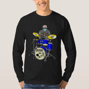 Bernie Sanders Mittens Drumming  Drum Inauguration T-Shirt