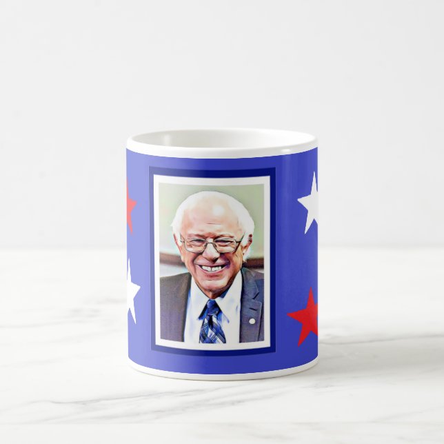 Bernie Sanders Patriotic Political Support Mug (Center)