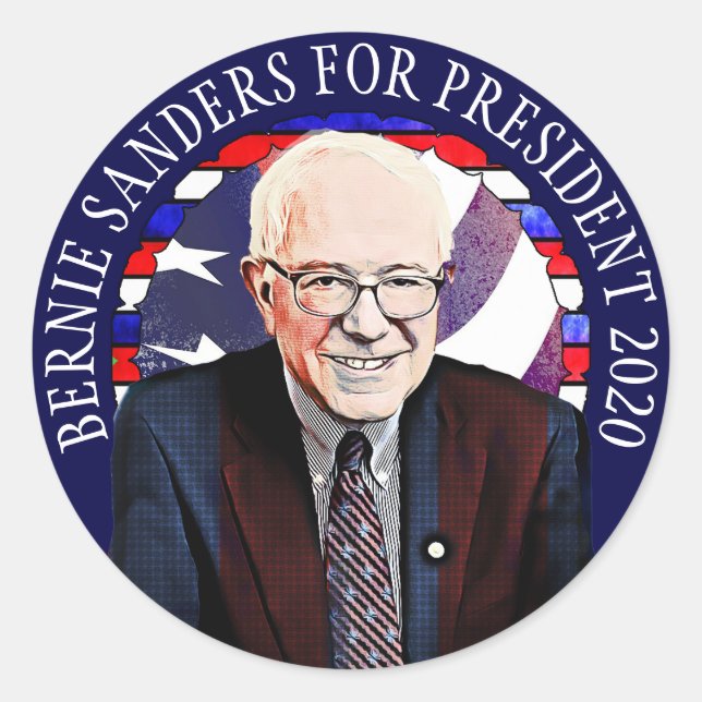 Bernie Sanders pour Stickers Support Président 202 (Devant)