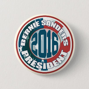 Bernie Sanders President 2016 2 Inch Round Button