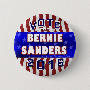Bernie Sanders President 2016 Election Democrat 2 Inch Round Button