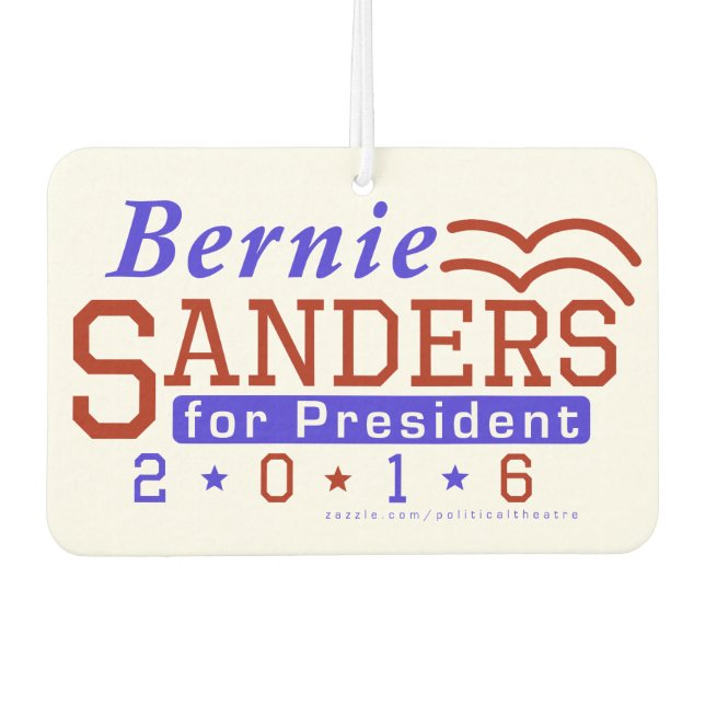 Bernie Sanders President 2016 Election Democrat Air Freshener (Front)