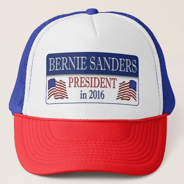 Bernie Sanders President 2016 Trucker Hat (Front)