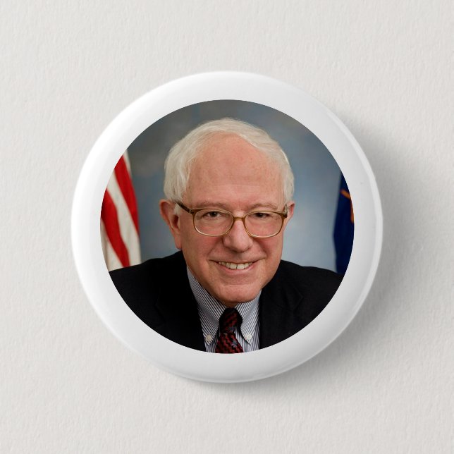 bernie sanders president 2 inch round button (Front)