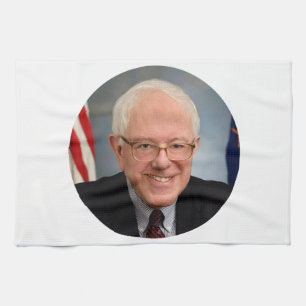 bernie sanders president kitchen towel