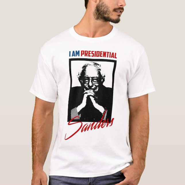 Bernie Sanders Presidential 2016 Men's Tee (Front)