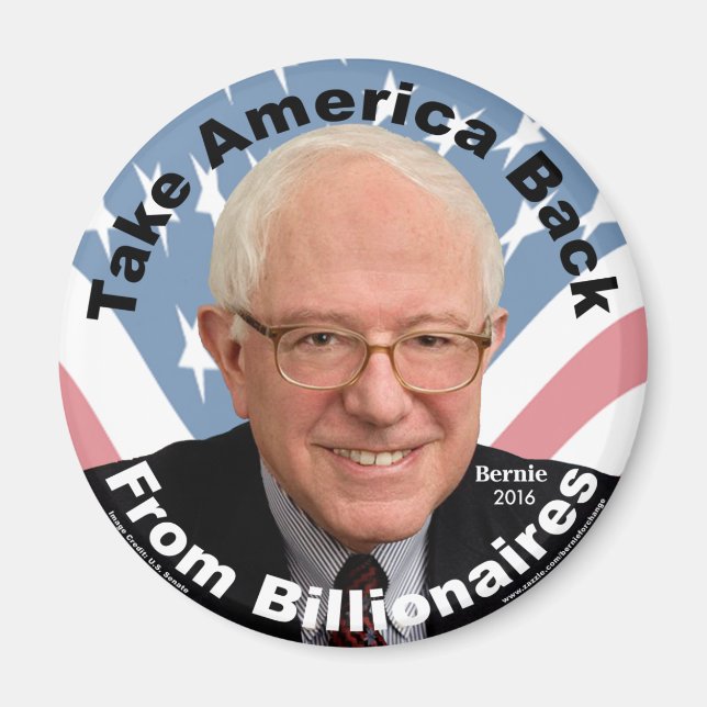 Bernie Sanders Reprend L'Amérique Magnet (Devant)