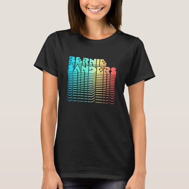 Bernie Sanders Retro 70s 80s T-Shirt (Front)