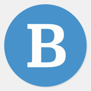 Bernie Sanders Round "B" Sticker