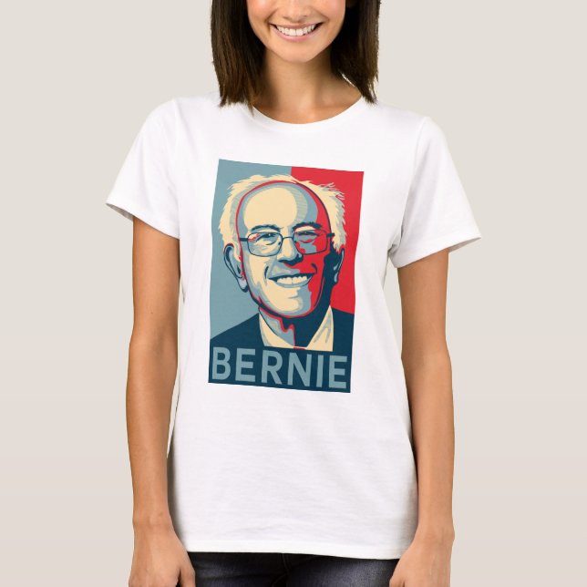 Bernie Sanders Shirt | Hope Portrait Women's (Front)