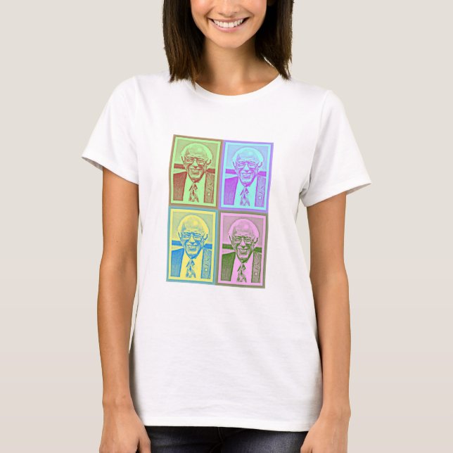 Bernie Sanders Support Digital Art  Shirt (Front)