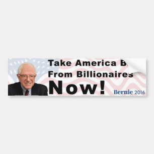 Bernie Sanders Take America Back Bumper Sticker