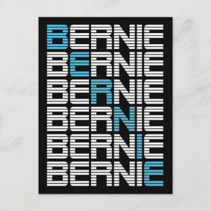 BERNIE sanders textStacks Postcard