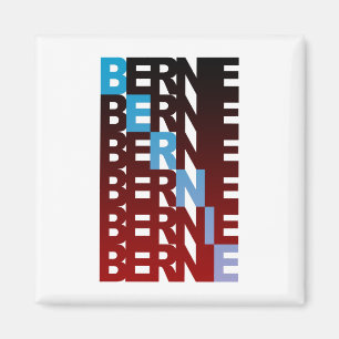 BERNIE sanders textualBern Magnet