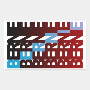 BERNIE sanders textualBern Sticker