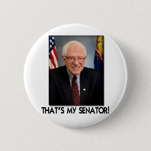 Bernie Sanders, That's My Senator! 2 Inch Round Button