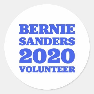Bernie Sanders Volunteer 1.5in Circle Stickers
