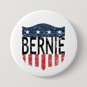 BERNIE stars and stripes 3 Inch Round Button