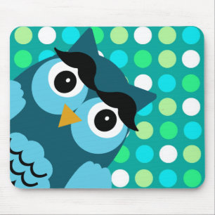 Bernie the Owl Mouse Pad