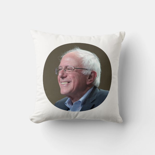 Bernie Throw Pillow (Front)