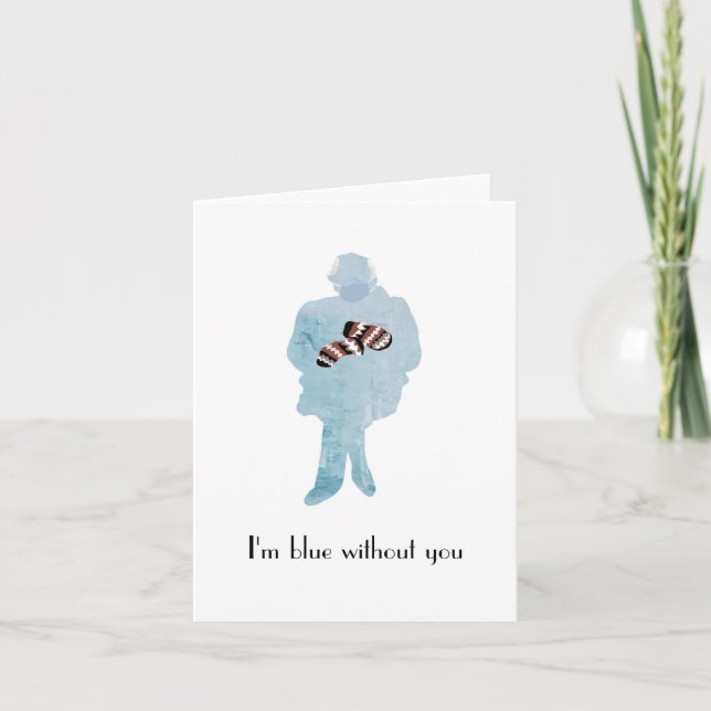 Bernie Valentine's Day Long Distance Card (Front)