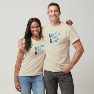 #BernieOrBust Light Blue Tie Die T-Shirt