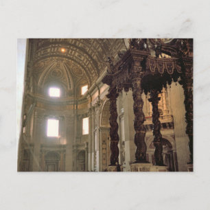 Bernini's canopy, St Peter's Basilica Postcard