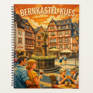 Bernkastel-Kues Germany Vintage Travel Art Planner