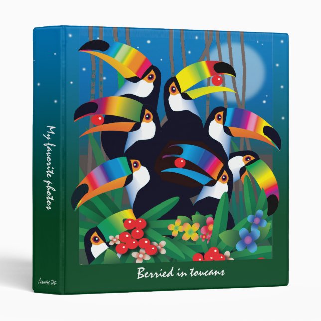 BERRIED IN TOUCANS BINDER (Front/Spine)