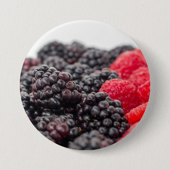 berries 3 inch round button (Front)