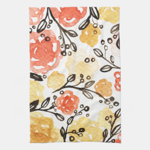Berries and Floral Kitchen Towel