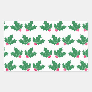 berries and leaves patterned sticker