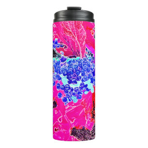 BERRIES AND LEAVES THERMAL TUMBLER