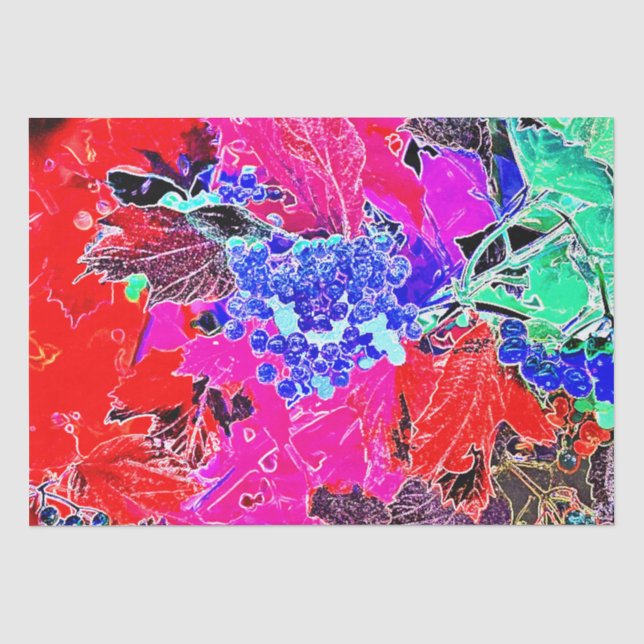 BERRIES AND LEAVES TISSUE PAPER (Front)