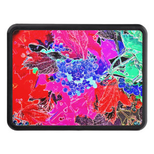 BERRIES AND LEAVES TRAILER HITCH COVER