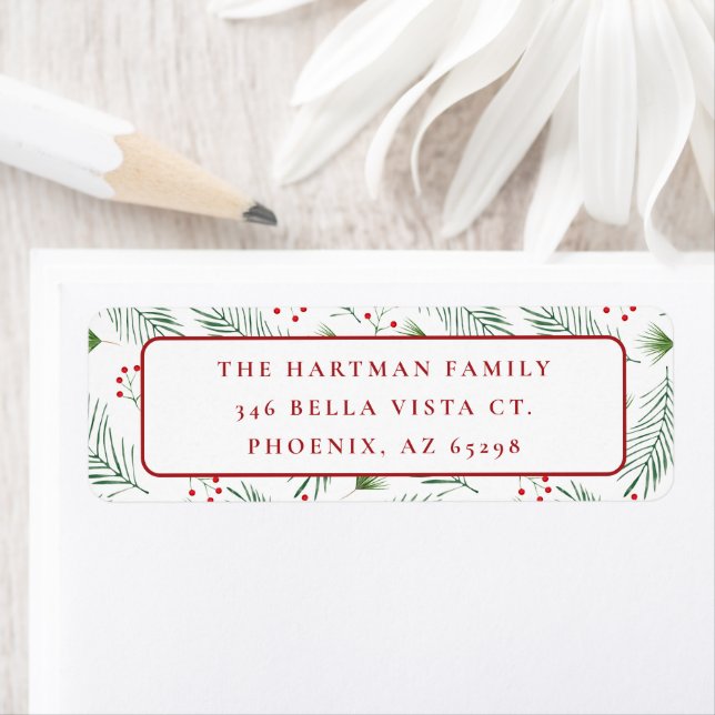 Berries and Pine Christmas  (Insitu)