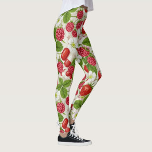 Berries et pilules Leggings Motifs de soins de san