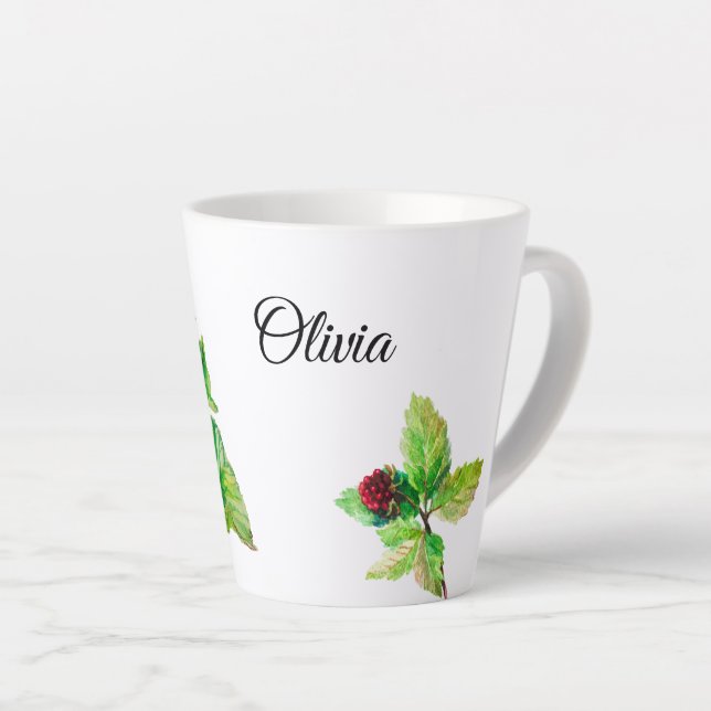 Berries Latte Mug (Right Angle)