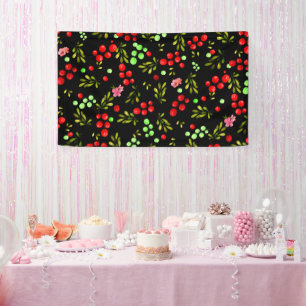 Berries Pattern Banner