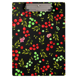 Berries Pattern Clipboard