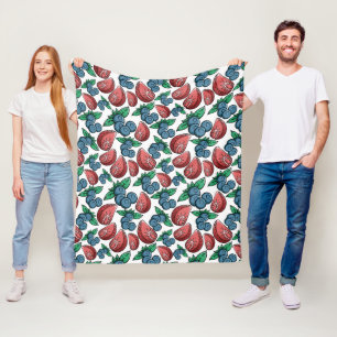 Berries Pattern fleece blankets