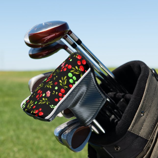 Berries Pattern Golf Head Cover (In Situ)