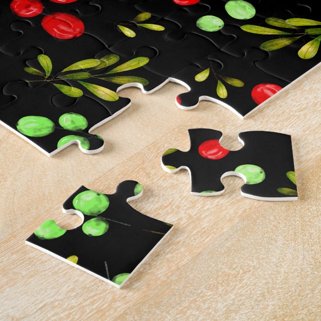 Berries Pattern Jigsaw Puzzle (Side)